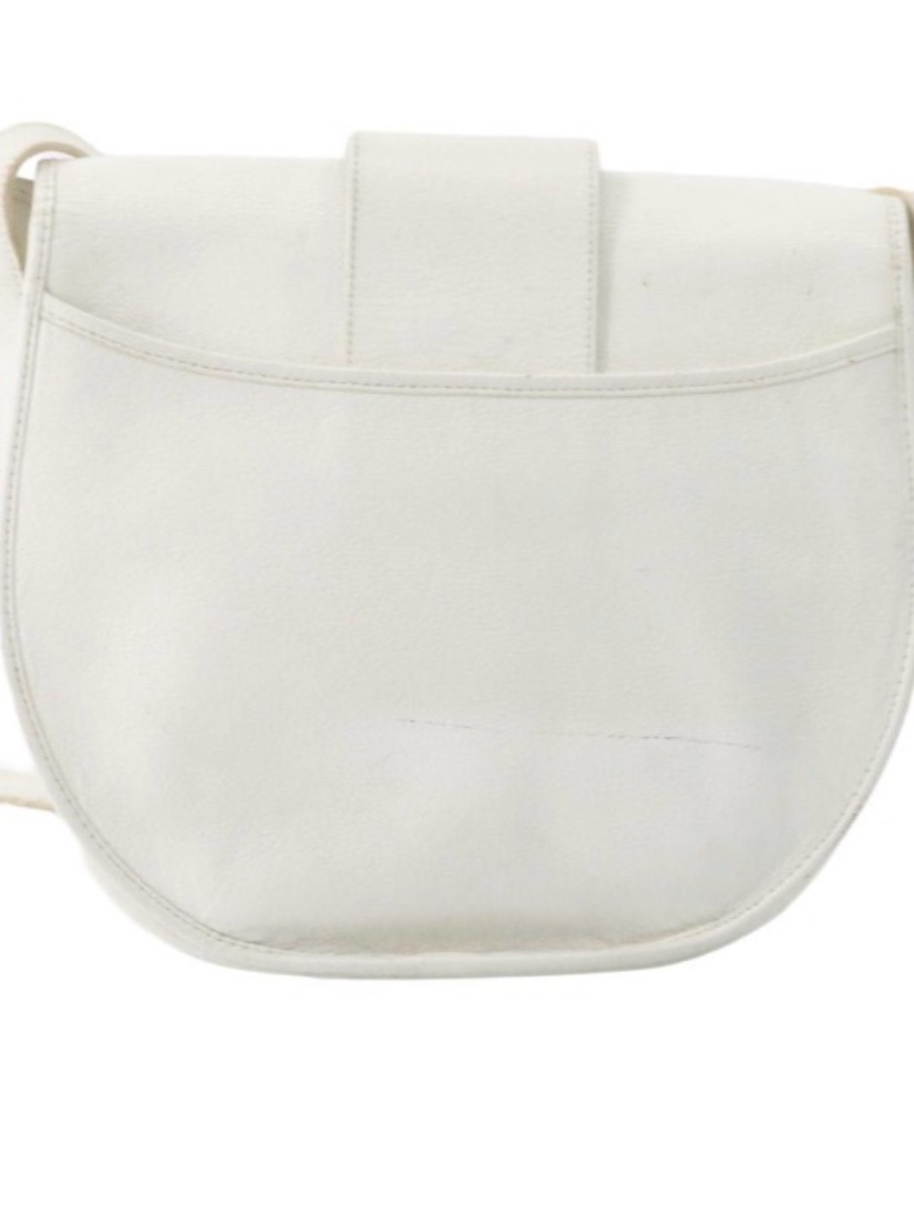 YVES SAINT LAURENT WHITE LEATHER CROSSBODY BAG - Picture 2 of 9